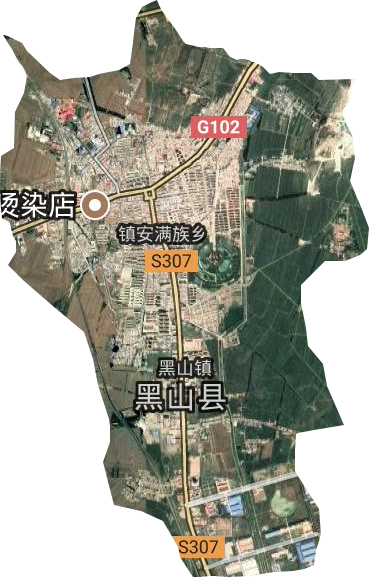 黑山街道卫星图