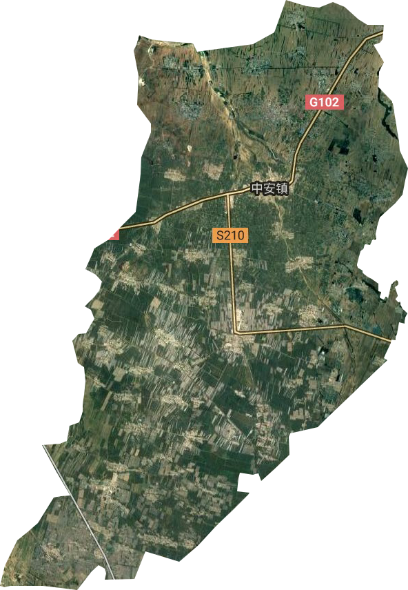 中安镇卫星图