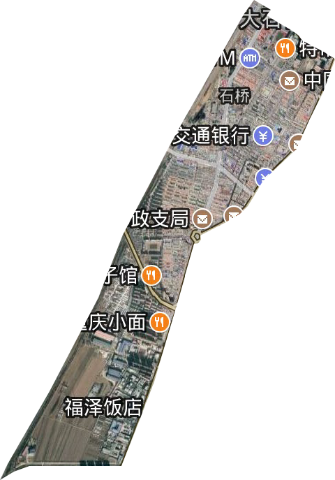 石桥街道卫星图