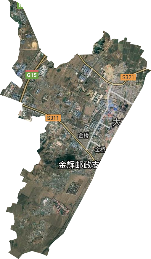 金桥街道卫星图