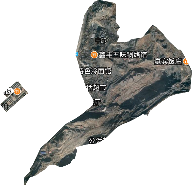 中兴街道卫星图