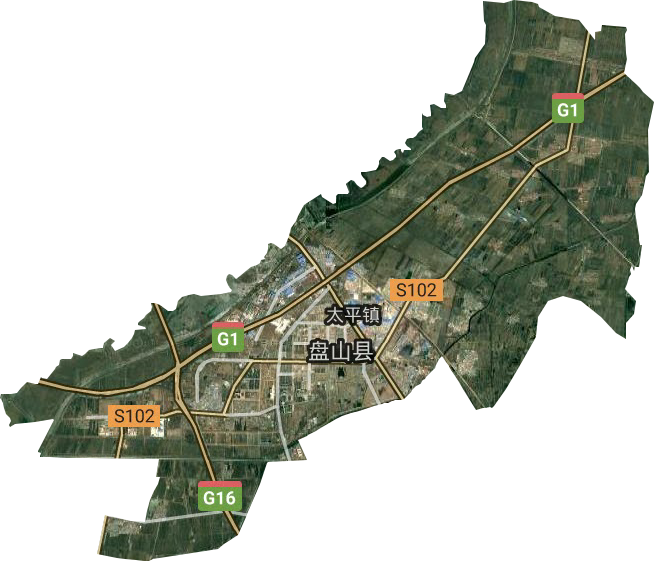 太平镇卫星图