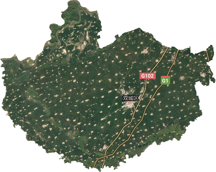 双城区卫星图