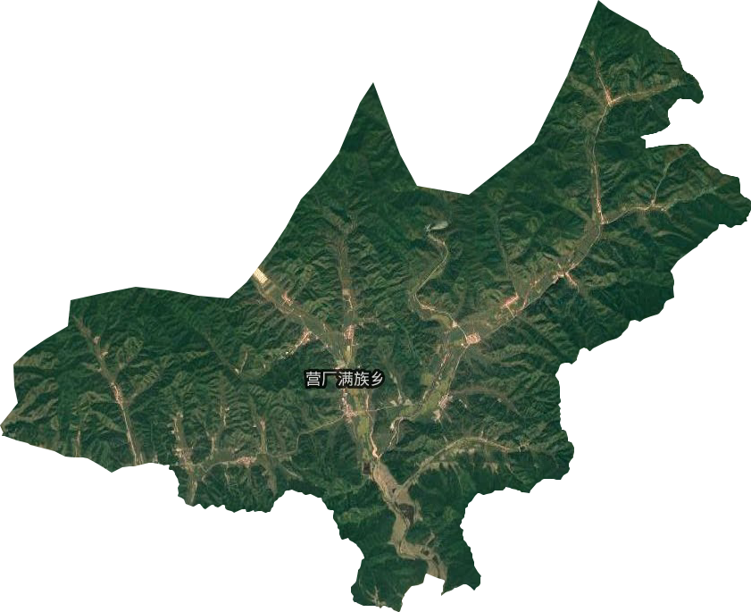营厂满族乡卫星图