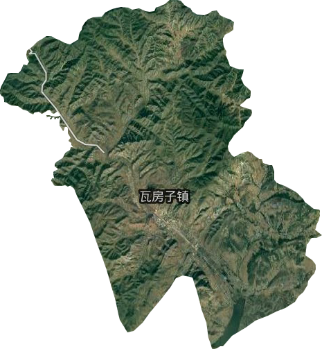 瓦房子镇卫星图