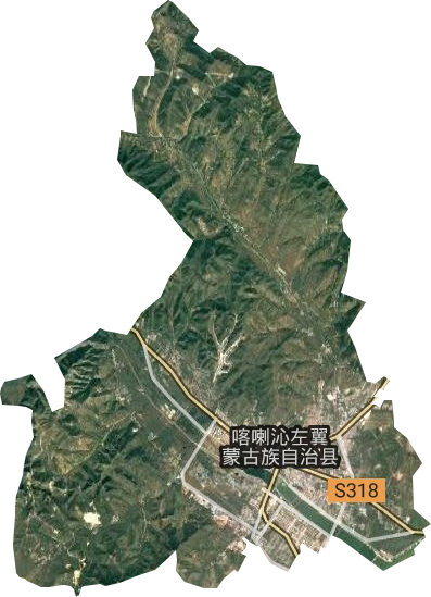 大城子镇卫星图