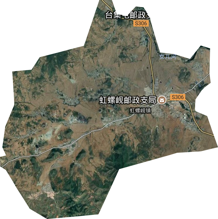 虹螺岘镇卫星图