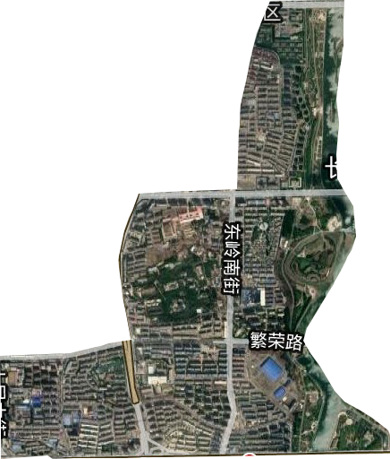 鸿城街道卫星图