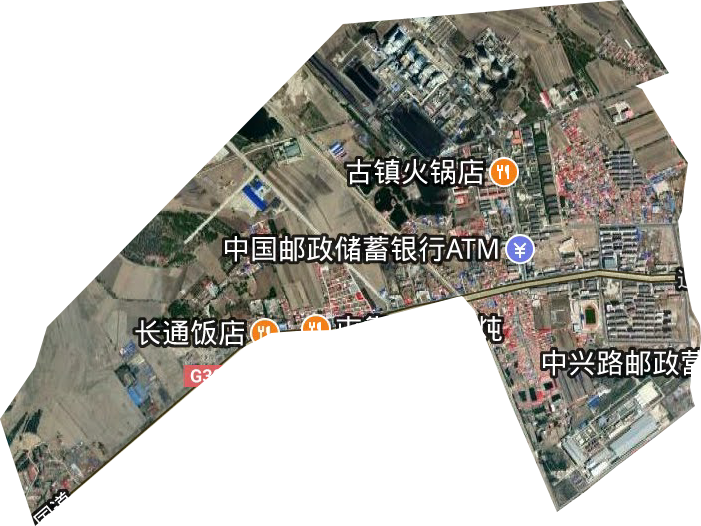 辽西街道卫星图