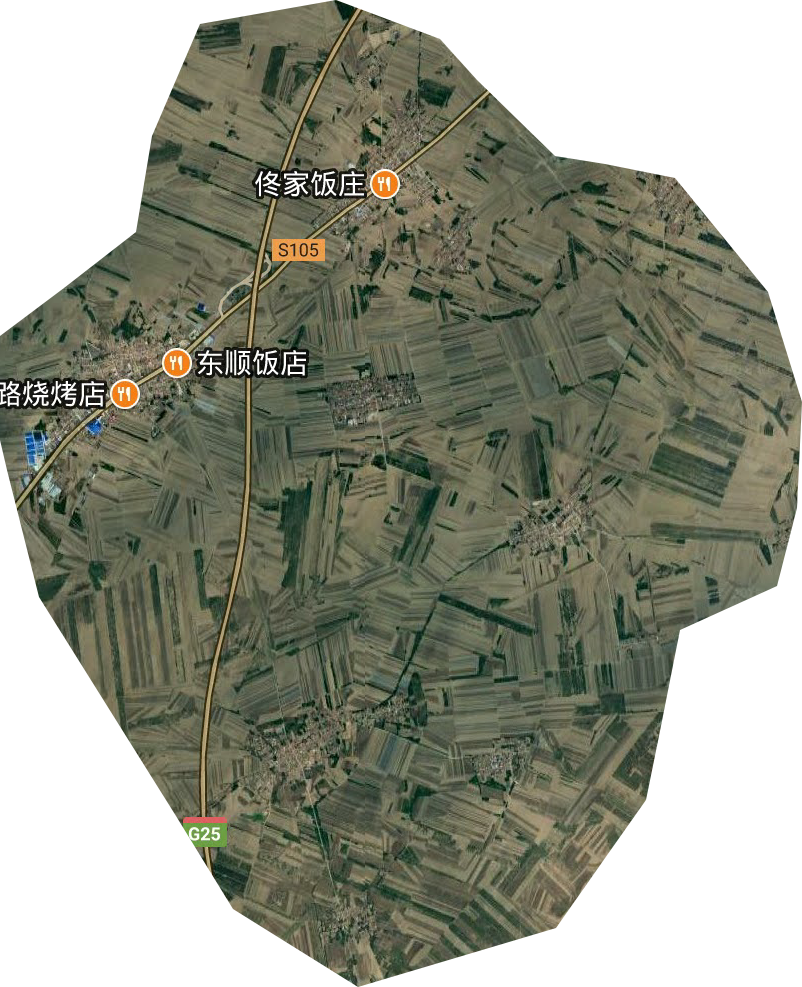 红旗街道卫星图