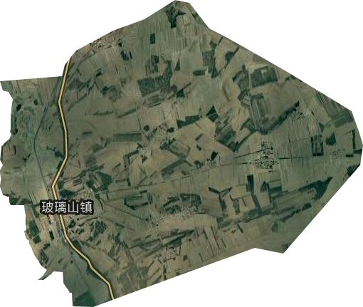玻璃山镇卫星图