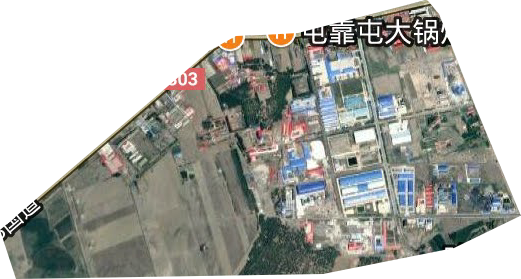 双辽经济开发区卫星图