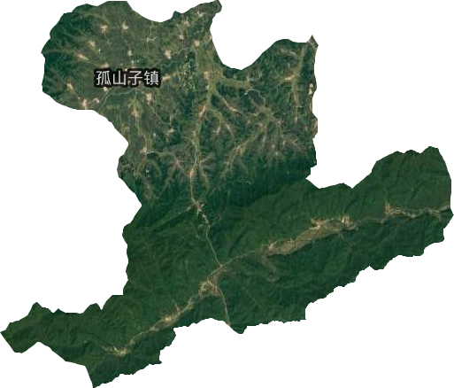 孤山子镇卫星图
