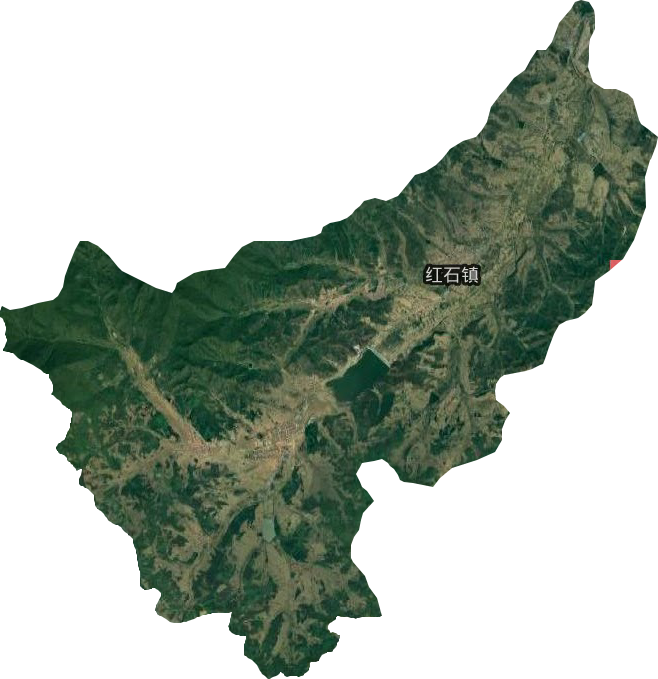 红石镇卫星图