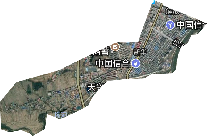 新华街道卫星图