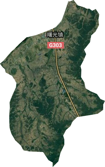 曙光镇卫星图