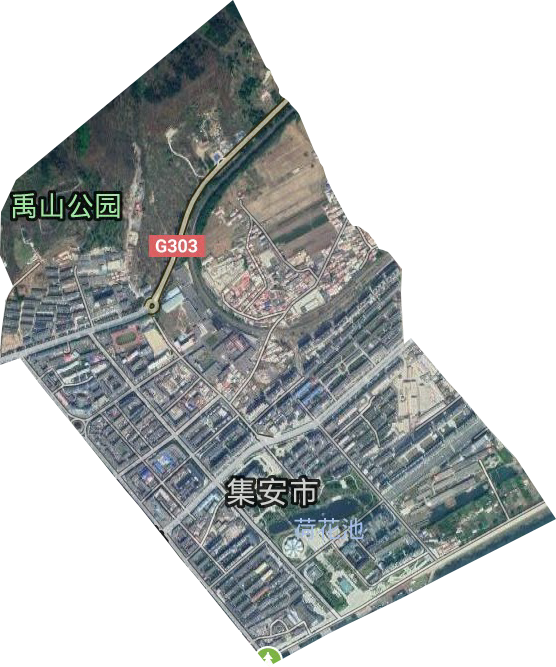 黎明街道卫星图
