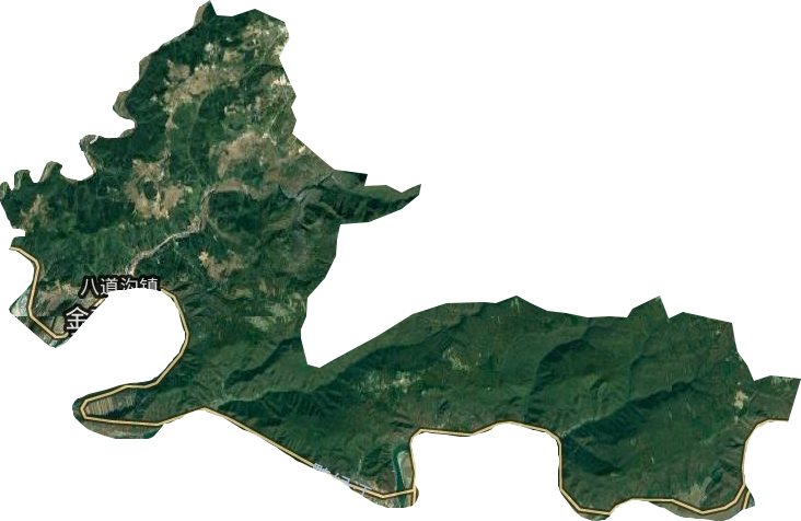 八道沟镇卫星图