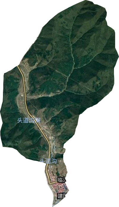 建国街道卫星图