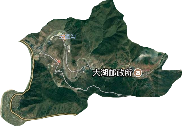 大湖街道卫星图