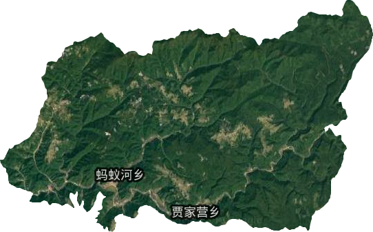 蚂蚁河乡卫星图