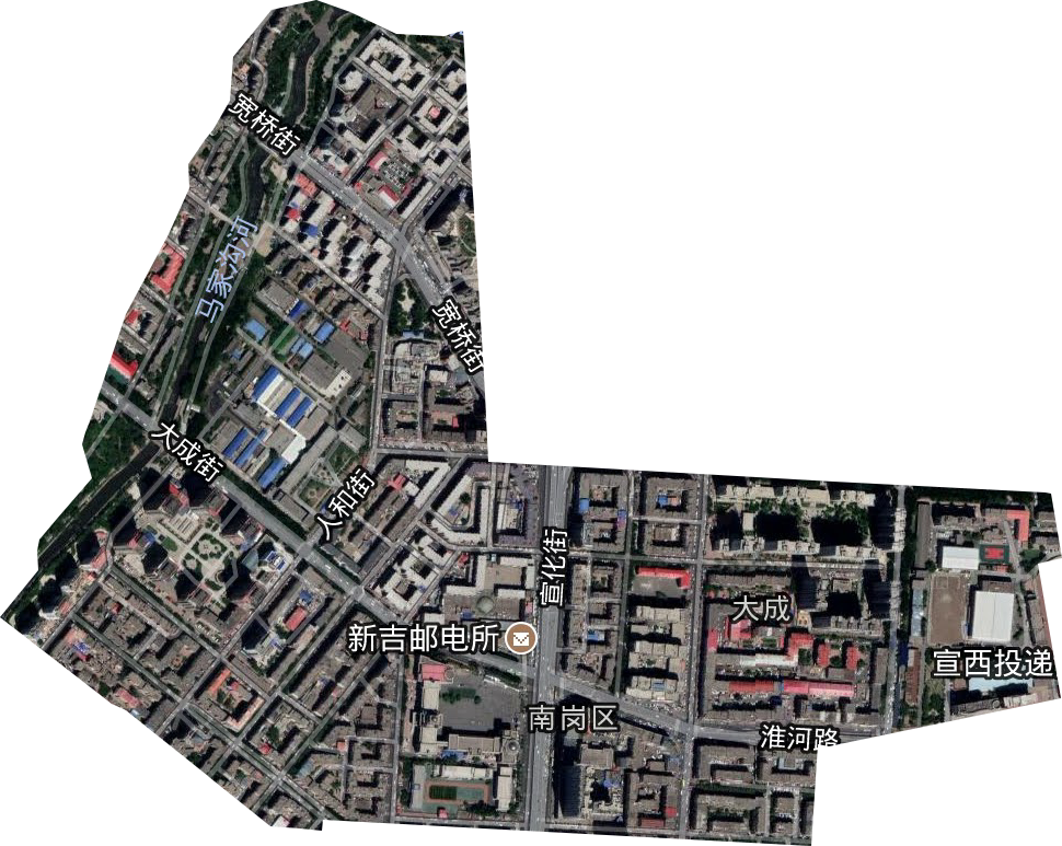 大成街道卫星图