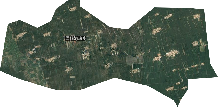 团结满族乡卫星图