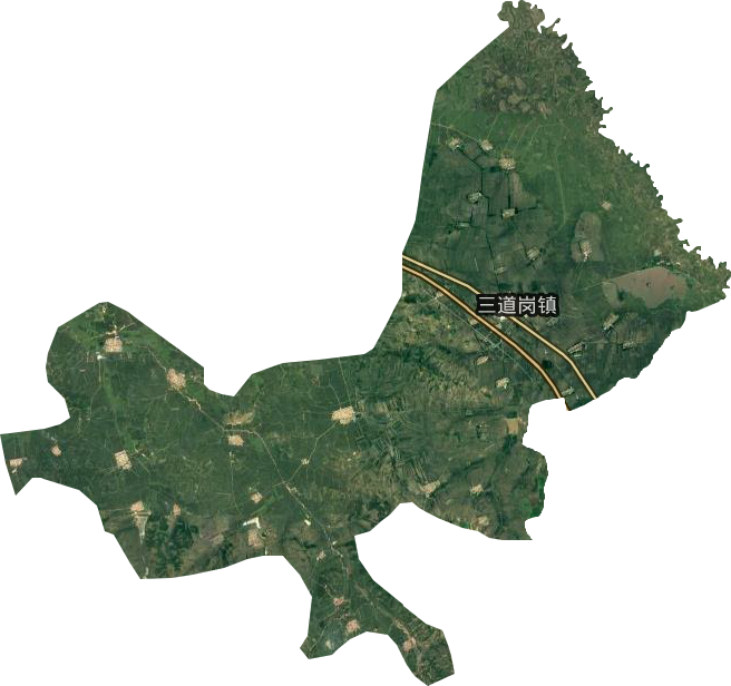 三道岗镇卫星图