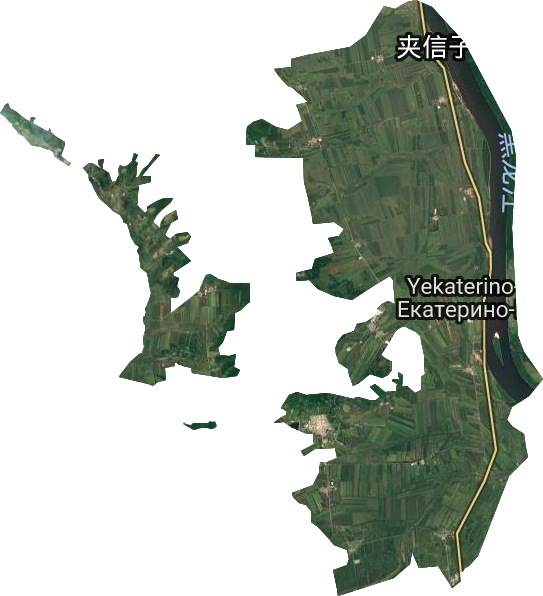 延军农场卫星图