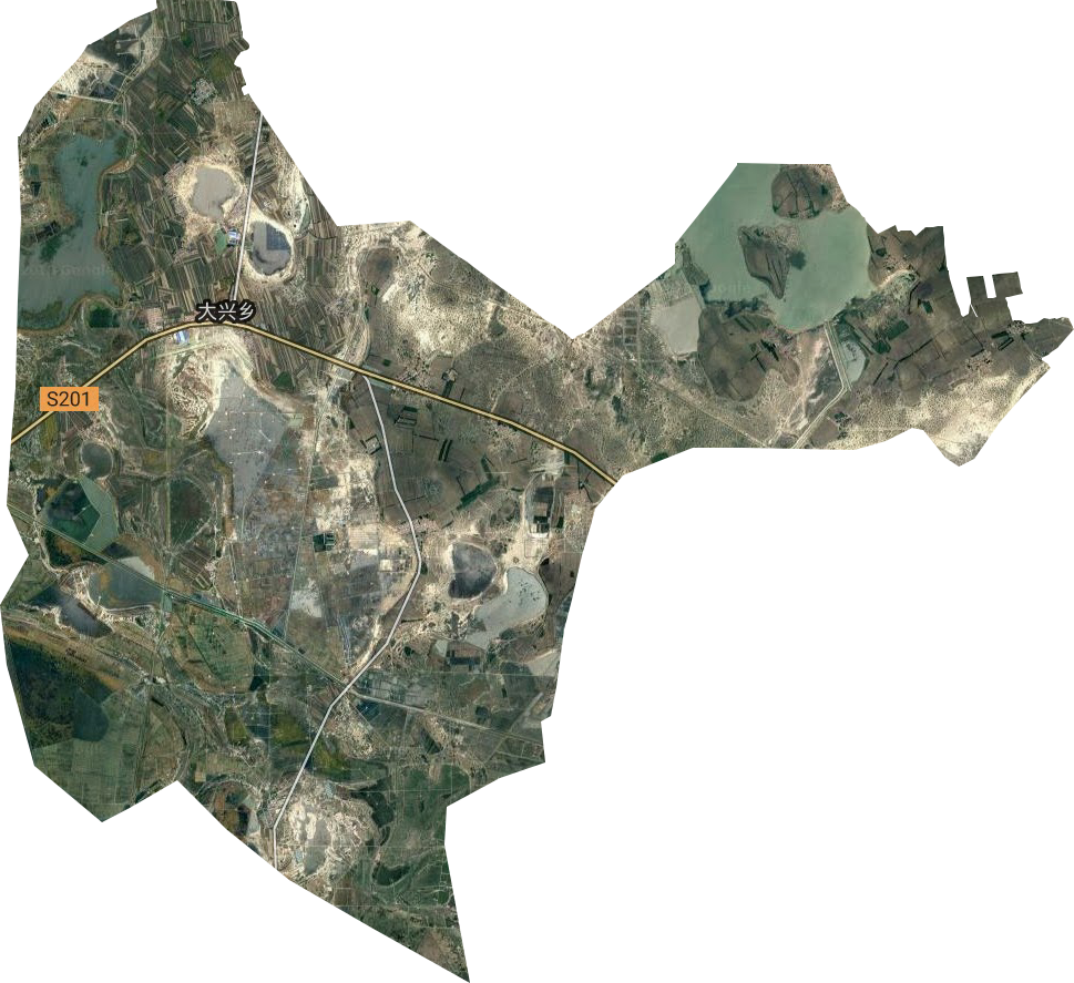 大兴乡卫星图