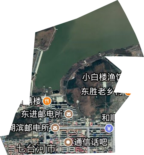 桃北街道卫星图