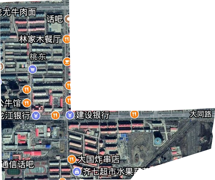 同仁社区服务站卫星图