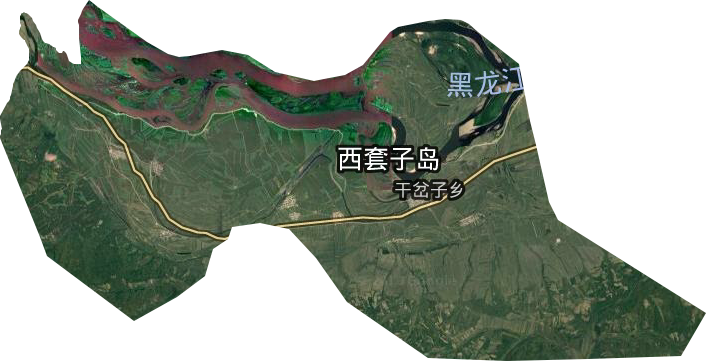 干岔子乡卫星图