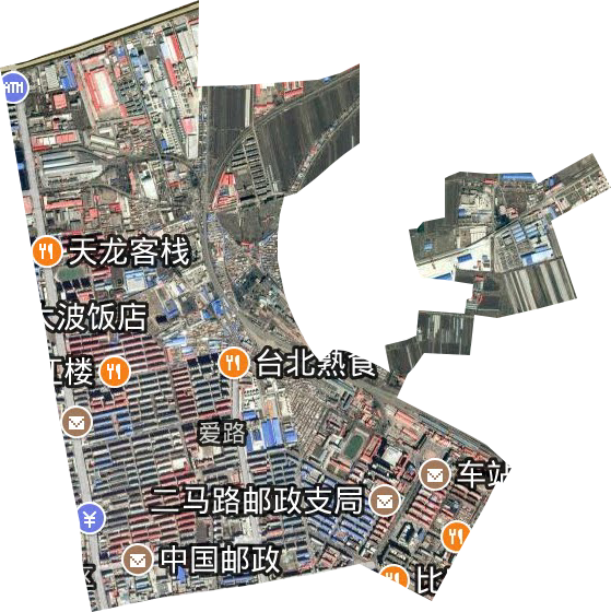 爱路办事处卫星图