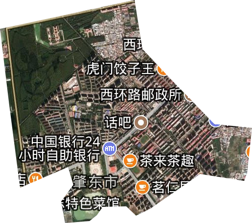 西园区办事处卫星图