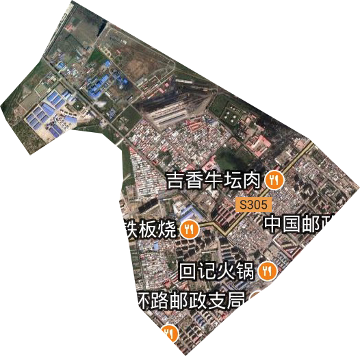 正阳区办事处卫星图