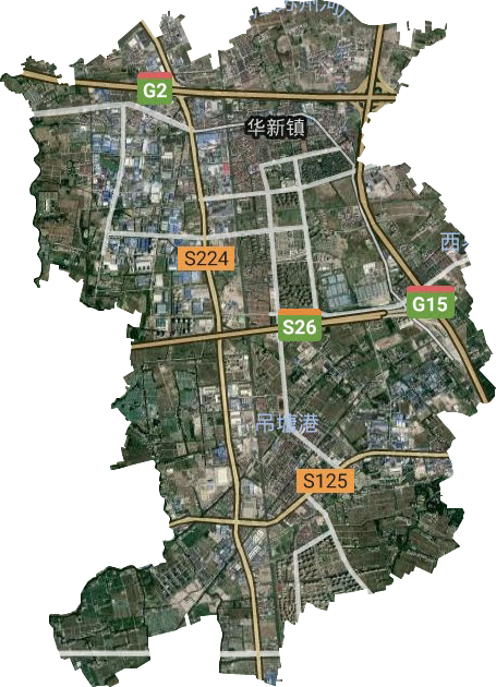 华新镇卫星图