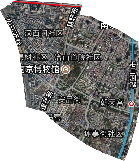 朝天宫街道卫星图