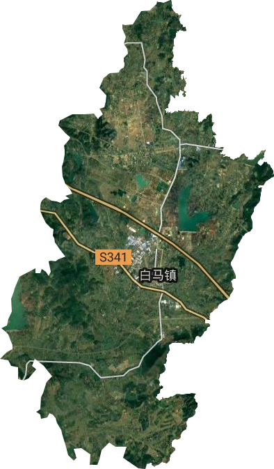 白马镇卫星图