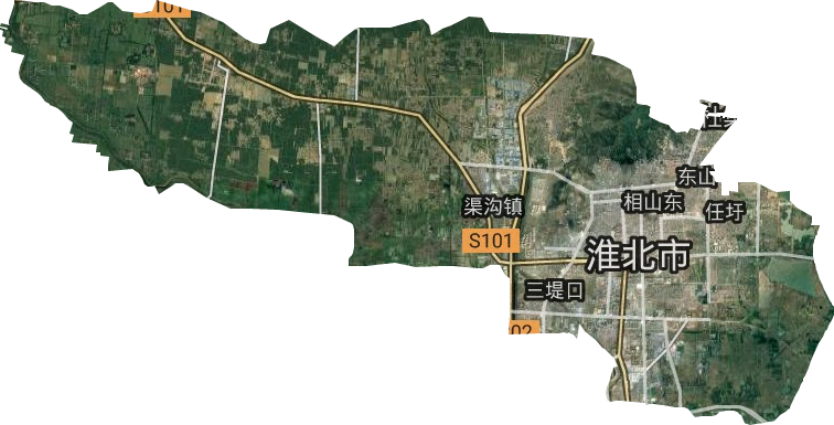 相山区卫星图