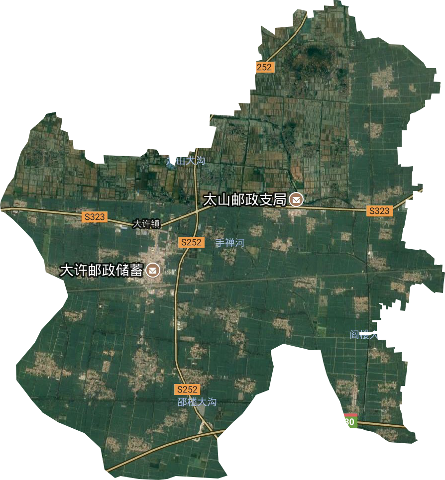 大许镇卫星图