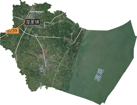 湟里镇卫星图