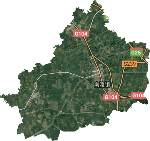 南渡镇卫星图
