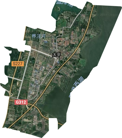 太平街道卫星图