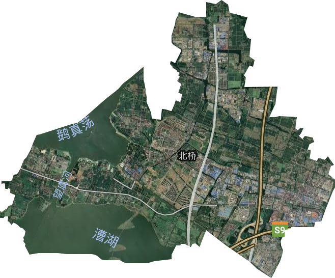 北桥街道卫星图
