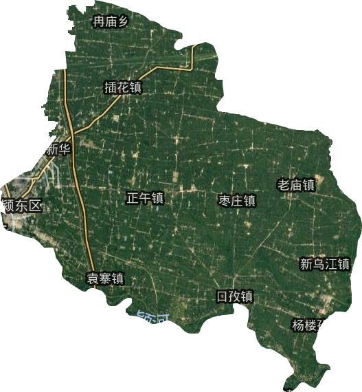 颍东区卫星图