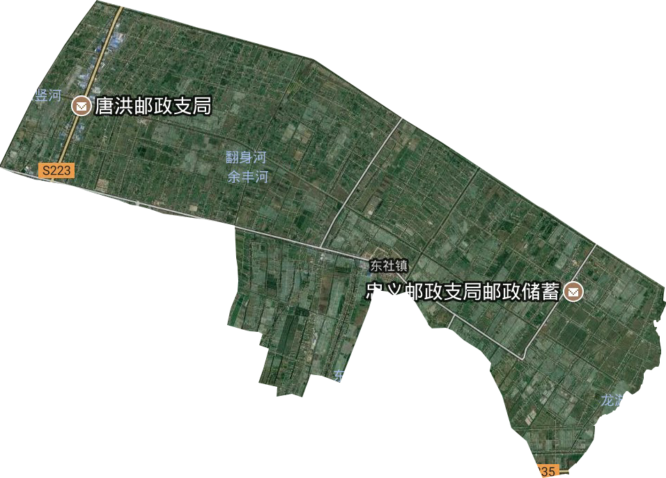 东社镇卫星图