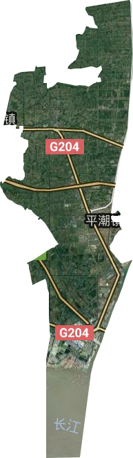 平潮镇卫星图