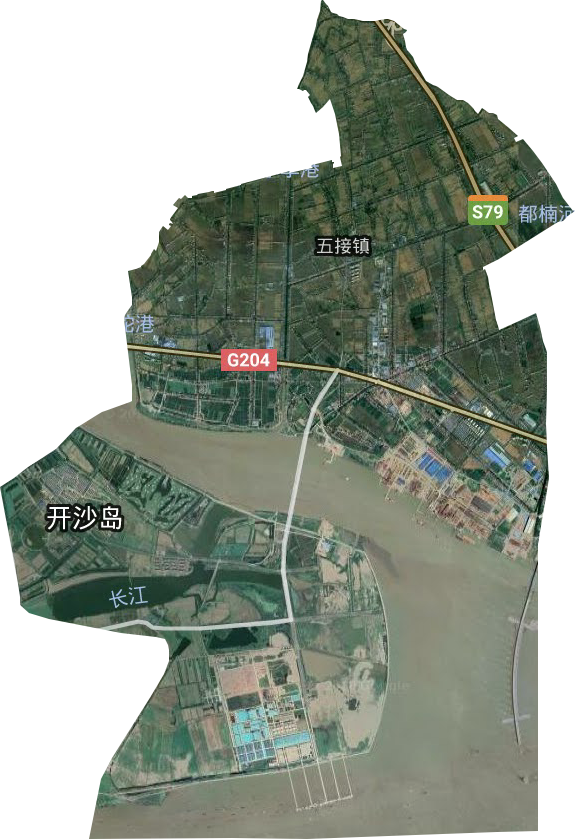 五接镇卫星图