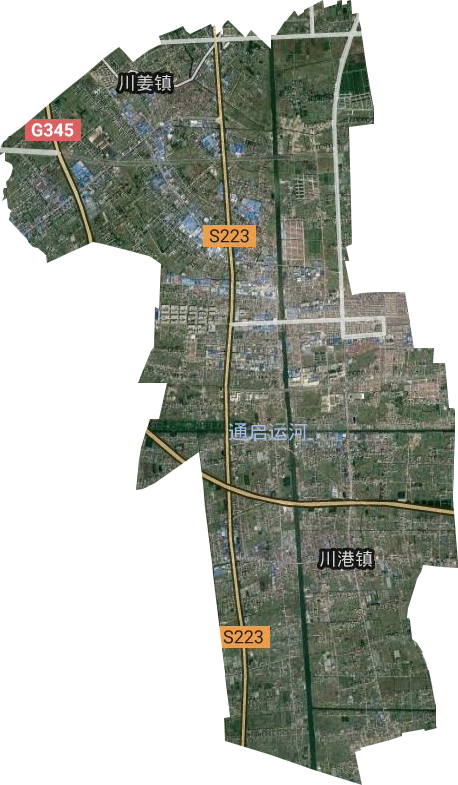川姜镇卫星图